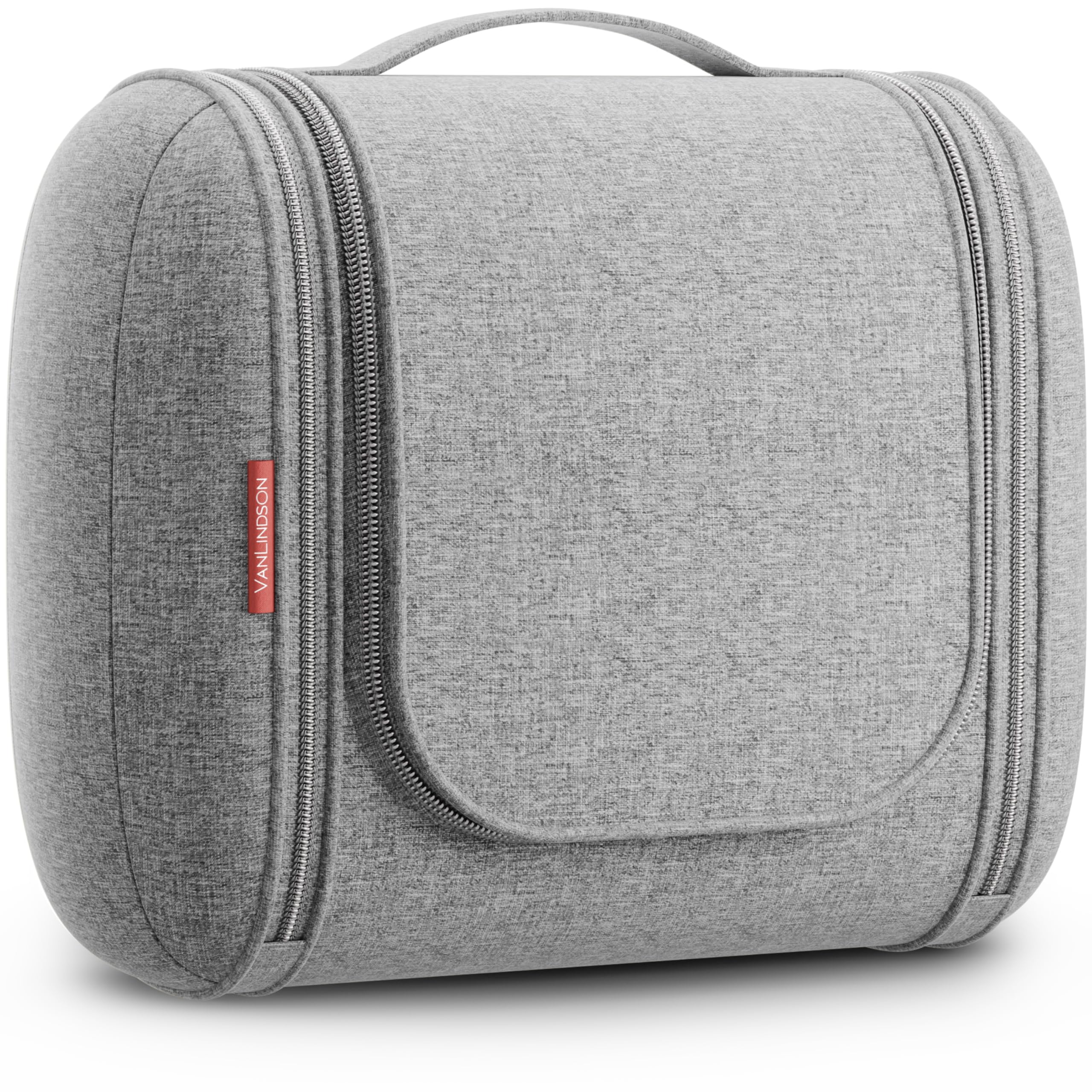 VanLindson Luxury Neceser de Viaje [Diseño 2024, 8 litros de Espacio] - Neceser Maquillaje Organizador para Hombre y Mujer, Bolsa de Aseo y Viaje Colgante