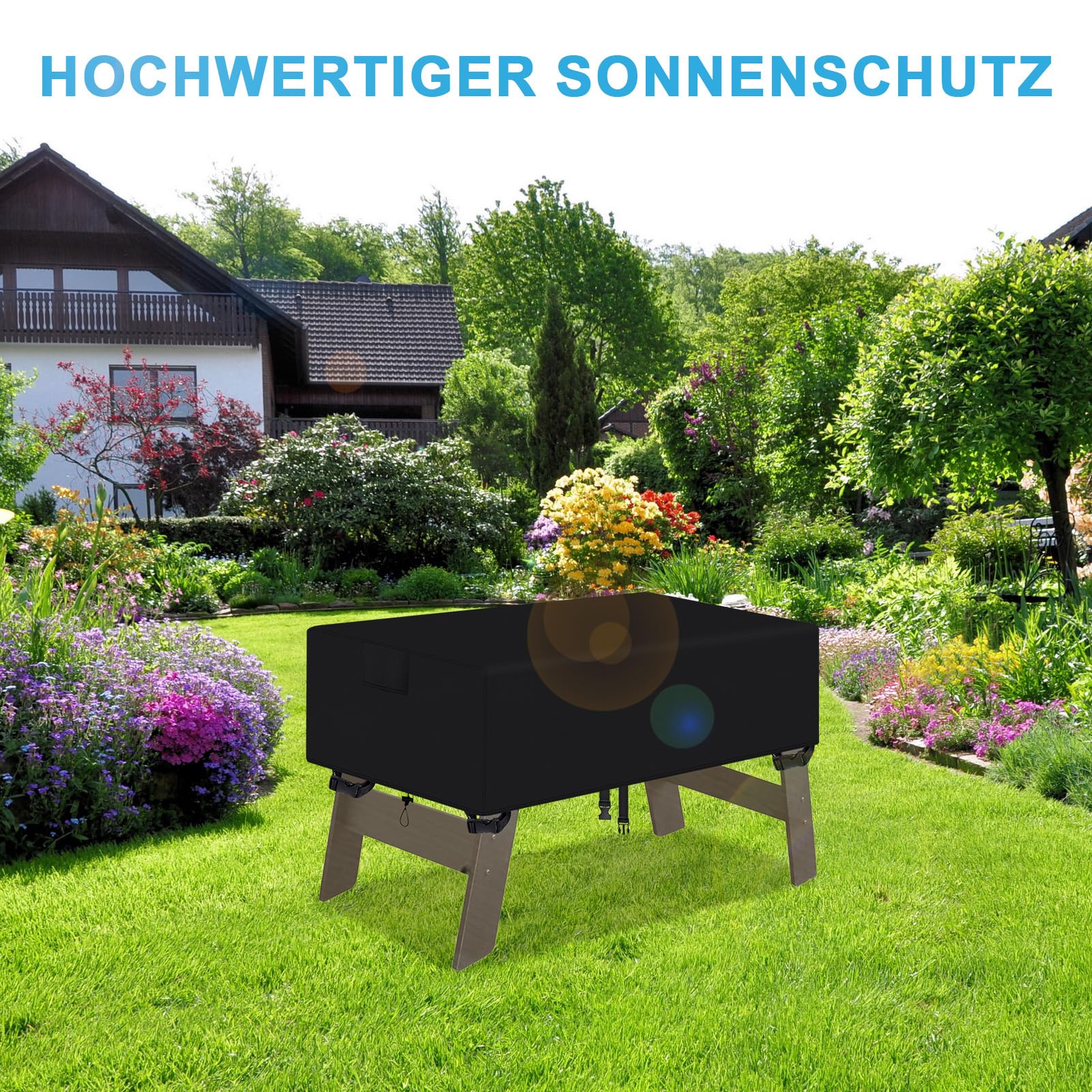 Telone Copri Biliardino 160x115x50 Cm - Impermeabile E UV Resistente Per Esterno - Foto 8