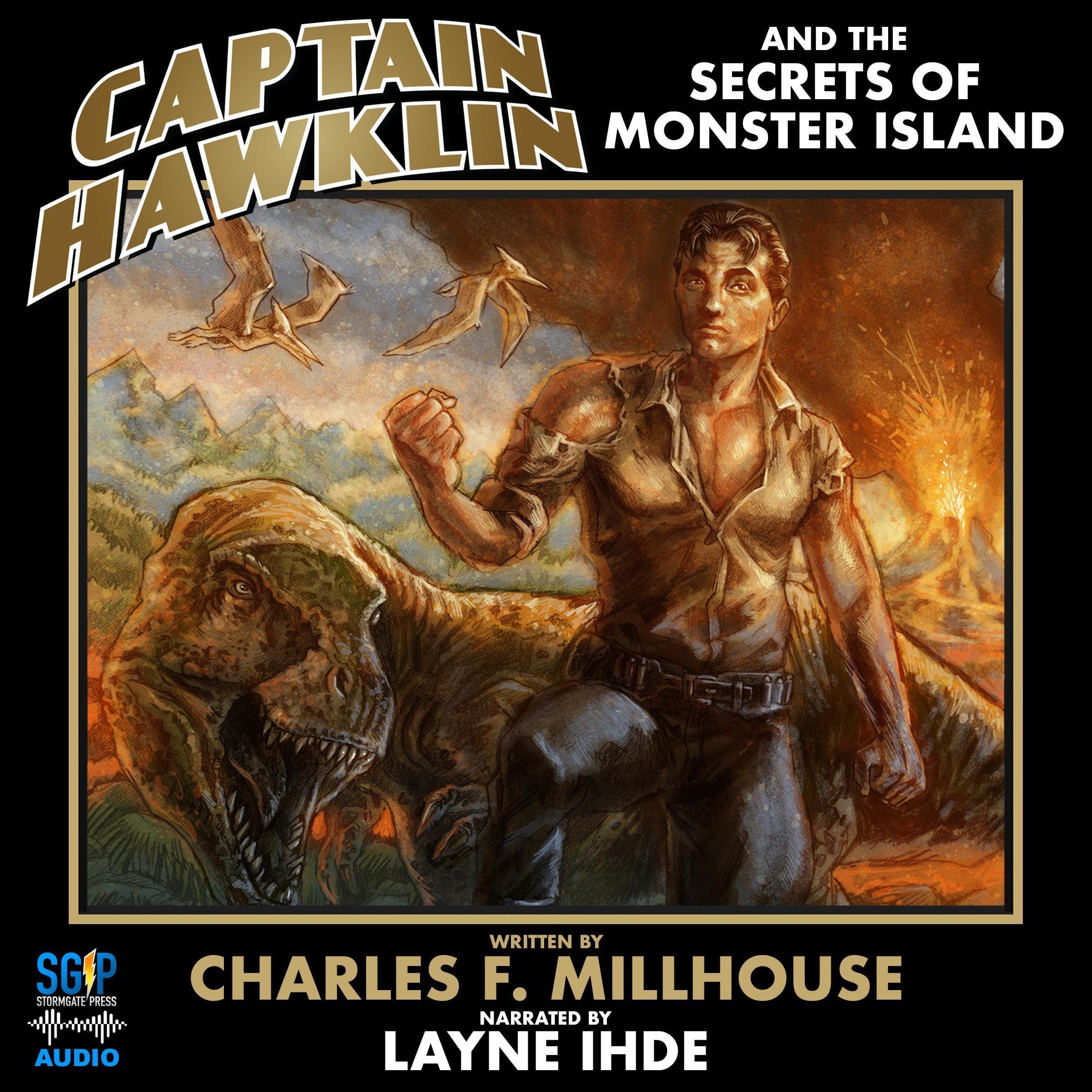Cover art for Captain Hawklin and the Secrets of Monster Island