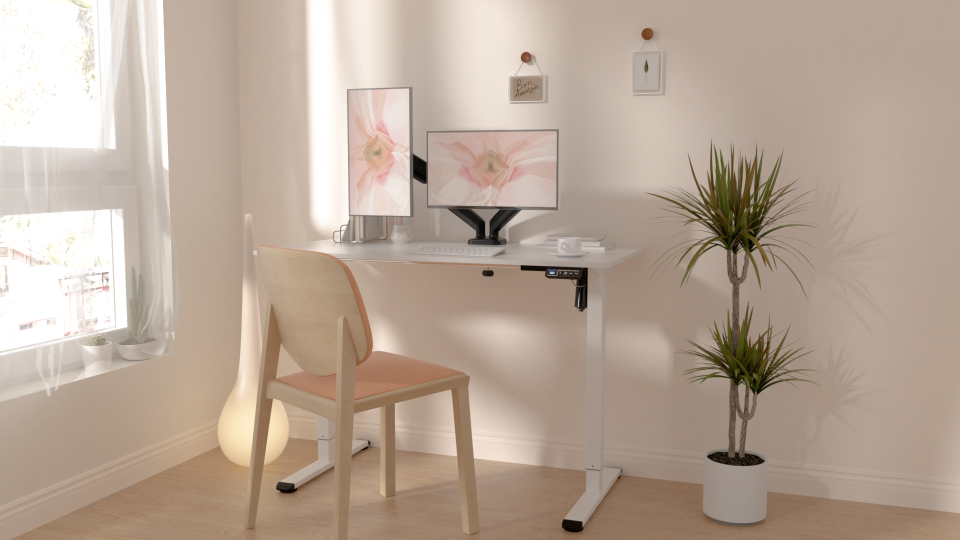 Watch MOUNTUP Electric Adjustable Standing Desk on Amazon Live