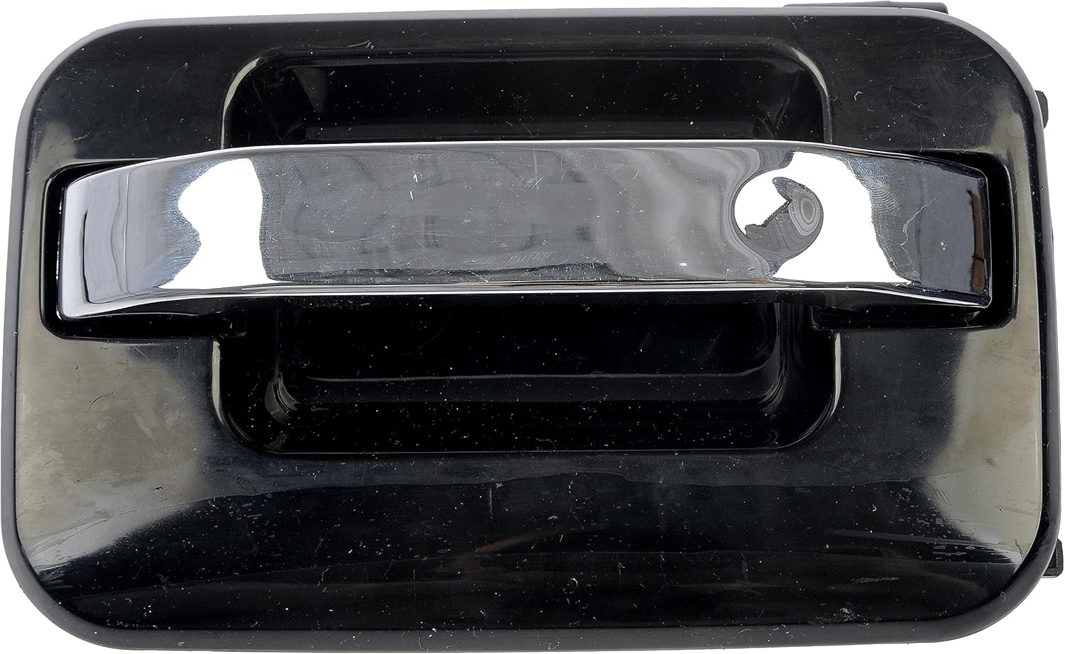 Dorman 80642 Rear Driver Side Exterior Door Handle Compatible with Select Ford/Lincoln Models, Black and Chrome