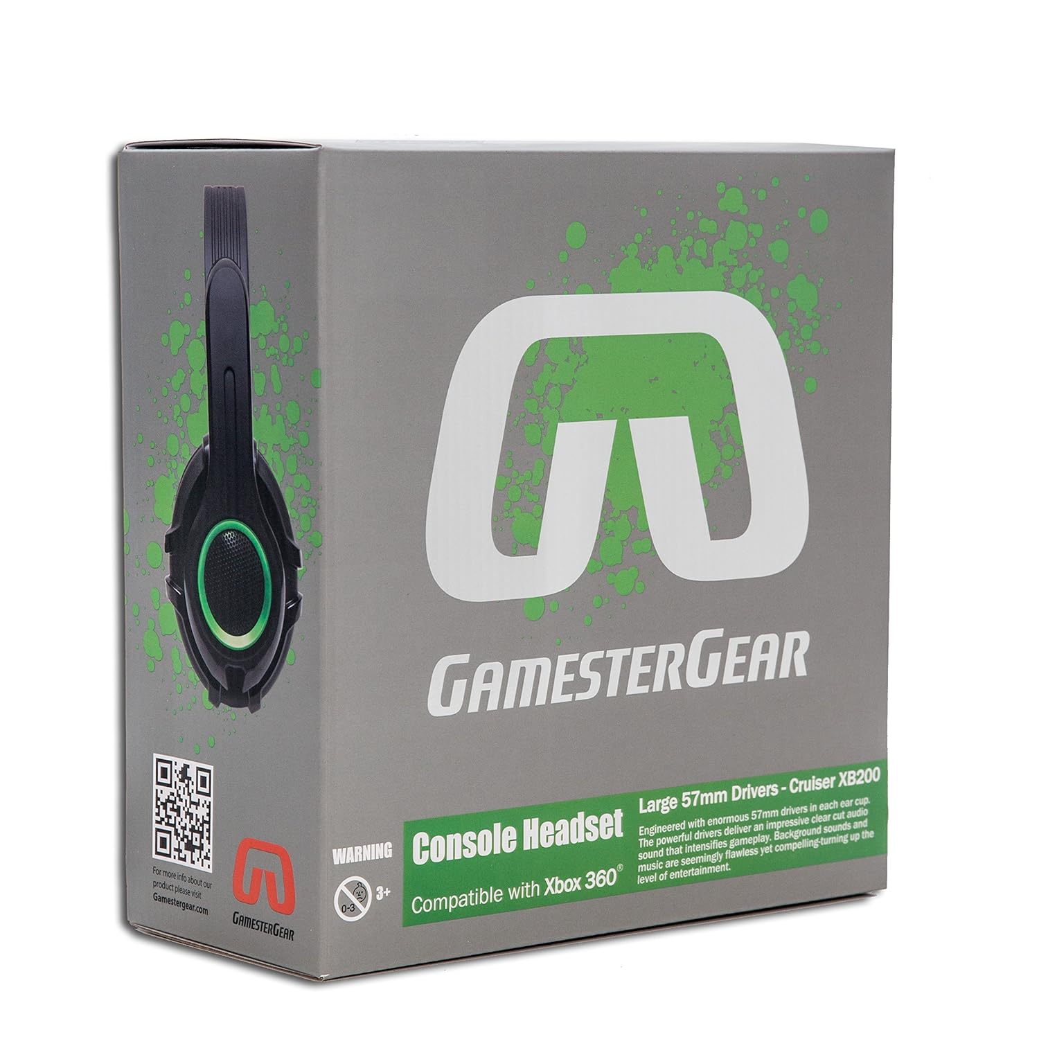 GamesterGear Cruiser XB200 Stereo Gaming Headset with Detachable Boom Mic for Xbox 360 : Everything Else