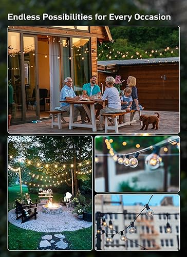 Miniatura 7 de Brightown Candelabra - Lote de 25 bombillas G40 con rosca, luz clara, con forma de globo