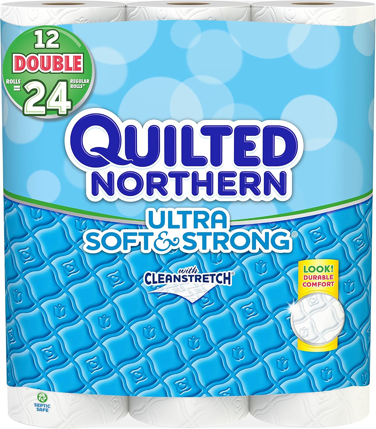 Quilted Northern Ultra Soft and Strong Double Roll Bath Tissue, 12 Count