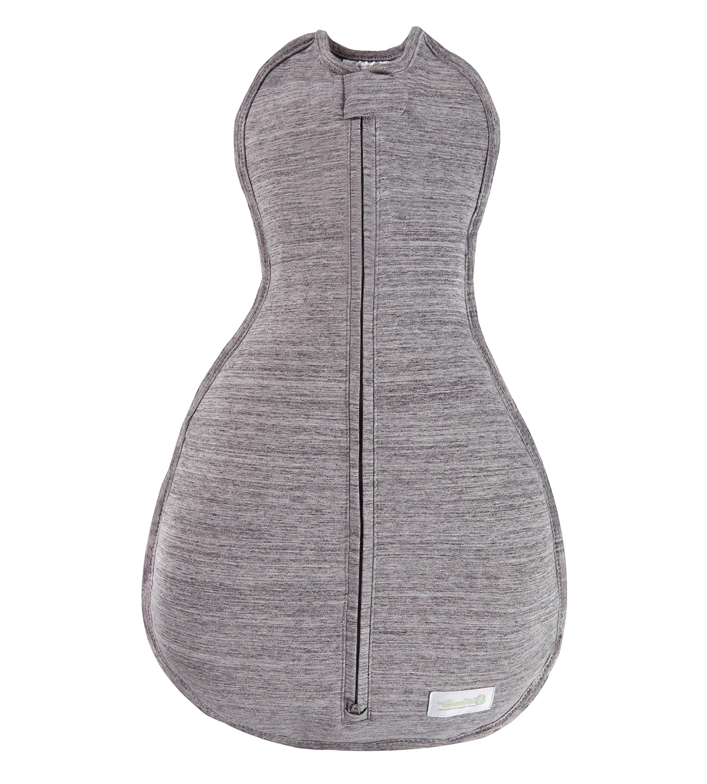 WoombieOriginal Swaddle Heathered Grey, Newborn (0-3 Months)