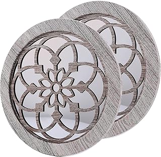 Round Rustic Decorative Wall Mirror ~ Living Room Farmhouse Wall Mirrors  2pcs R - Compare price