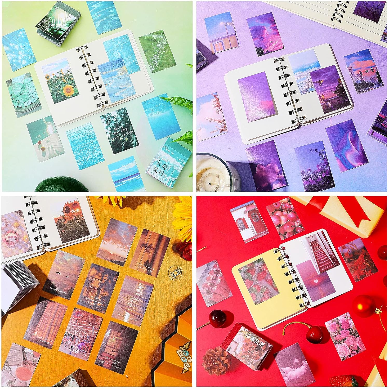 450 Pieces Washi Stickers Set Scrapbooking Sticker Journaling Supplies for Scrapbooking Diary Planner Album Diary Notebook DIY Decoration (Simple Style) : Arts, Crafts & Sewing