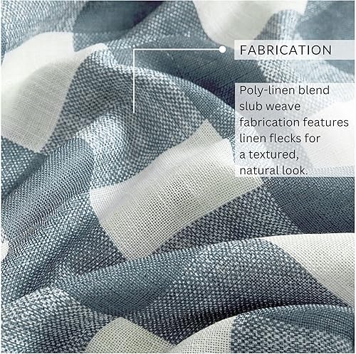 Miniatura 4 de Elrene Home Fashions - Panel de cortina opaca con diseño a cuadros