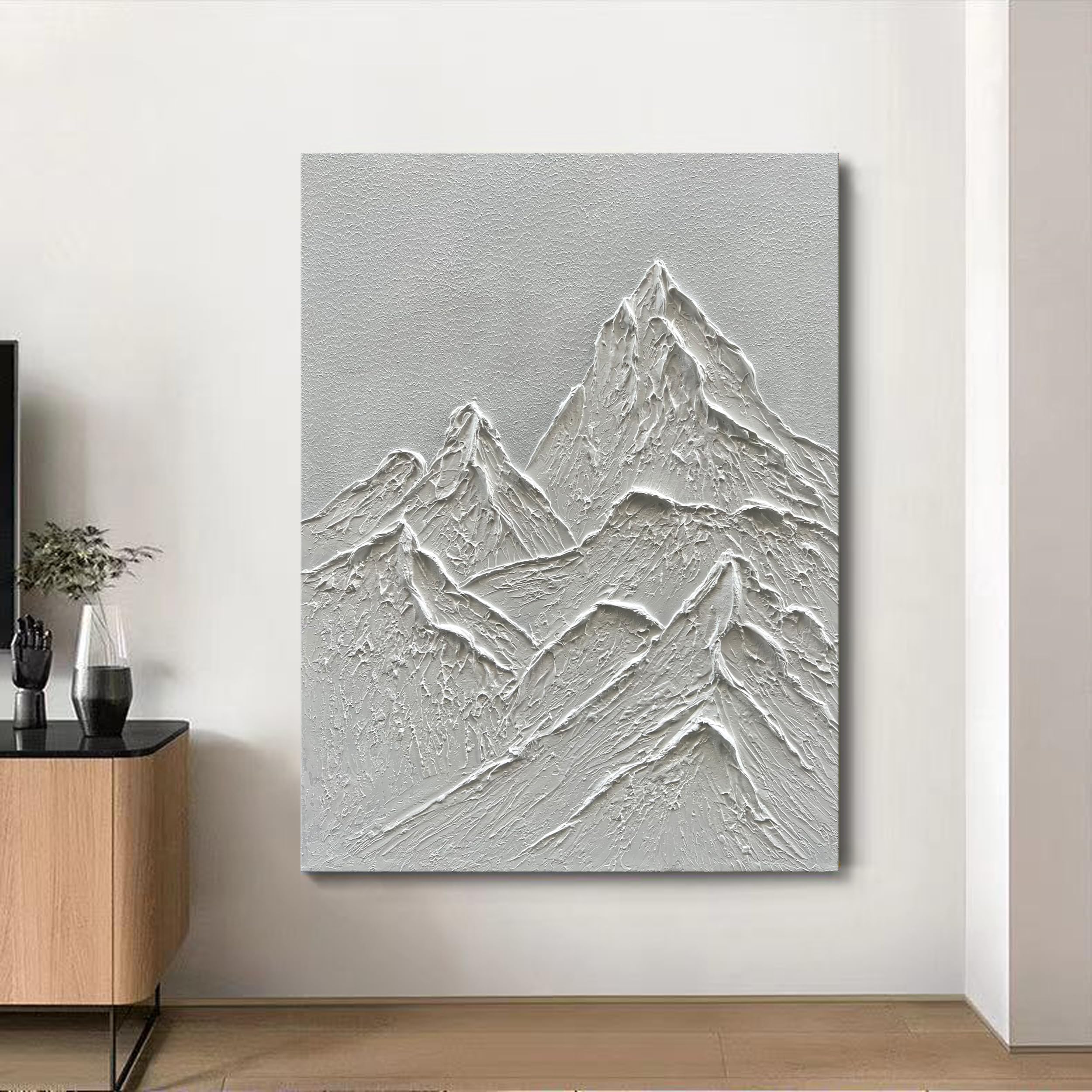 Amazon.com: NANKAI Art Hand-Painted Texture 3D Wall Art 40x28 inch