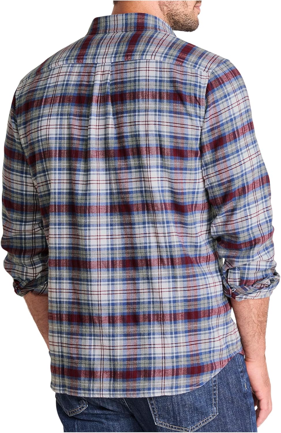 Vineyard Vines Mens Great Point Plaid Vineyard Flannel Shirt - Image 2