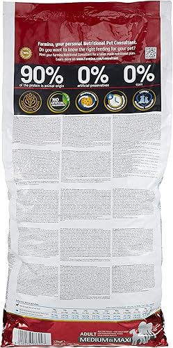 Miniatura 2 de Farmina, Natural & Delicious - Perro de pollo de bajo grano 26.4 libras, mediano