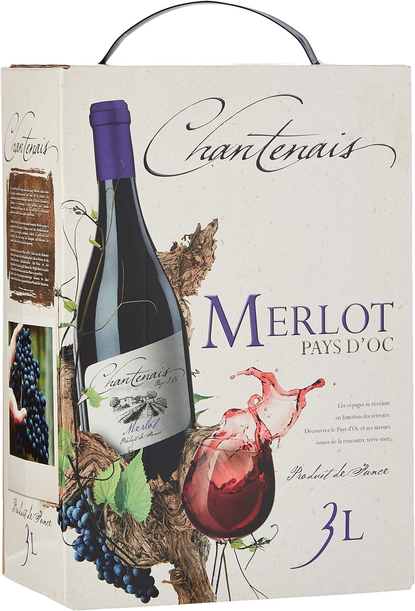 Chantenay Merlot 3L (Bag in Box)