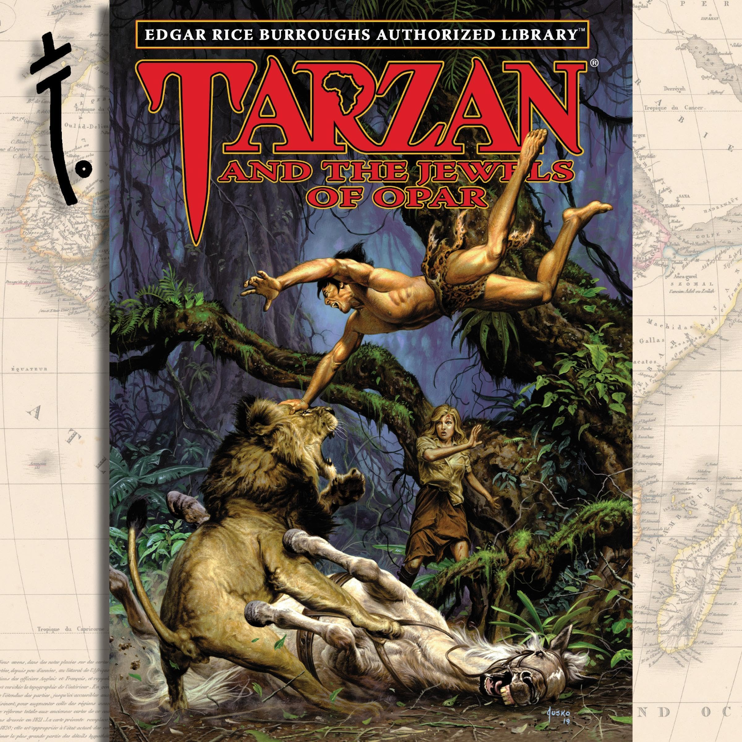 Cover art for Tarzan and the Jewels of Opar