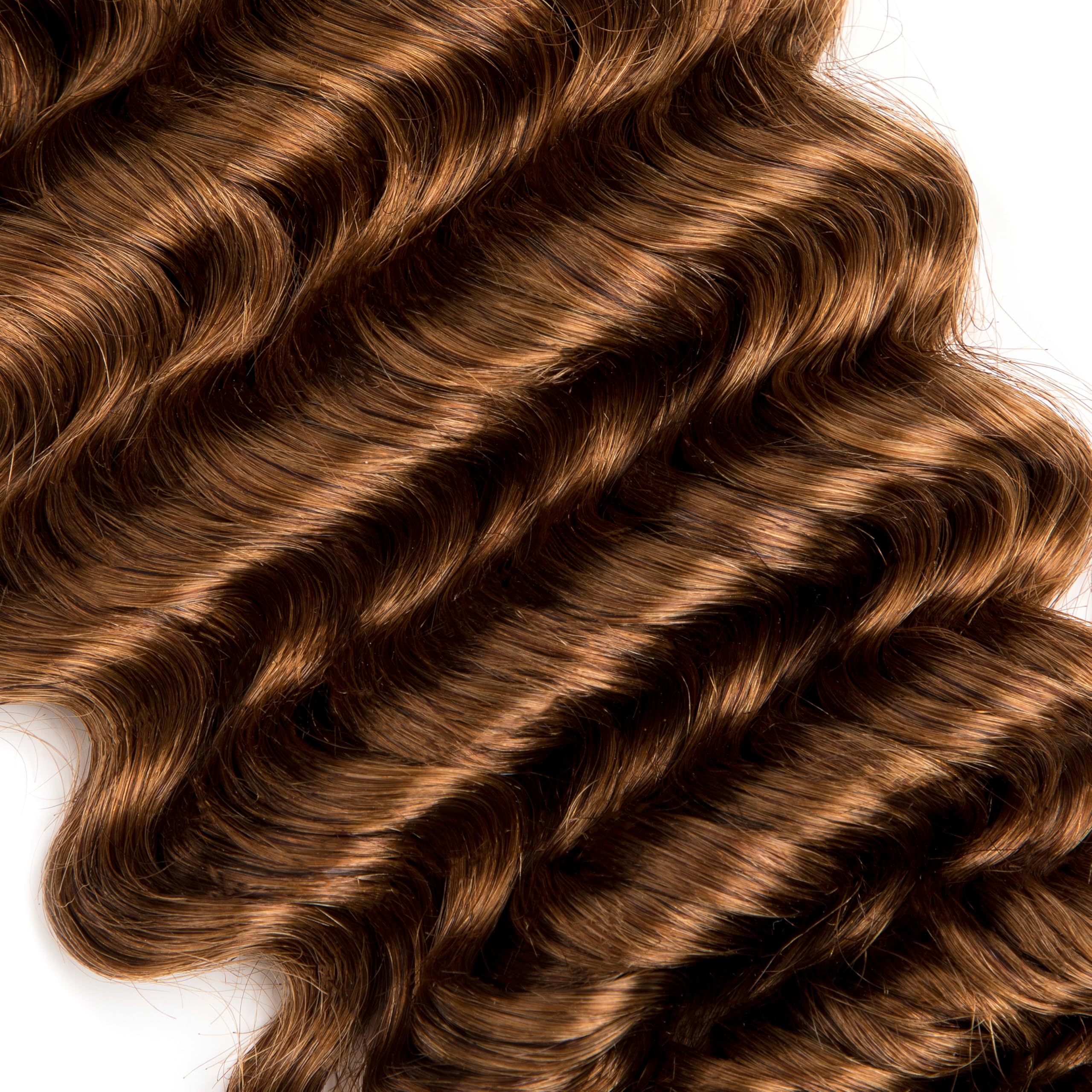 Human Braiding Hair for Boho Braids 14 inches Human Hair for Braiding No Weft Deep Wave 4 Bundles/Pack (Total 100G) #30 Color - Image 2
