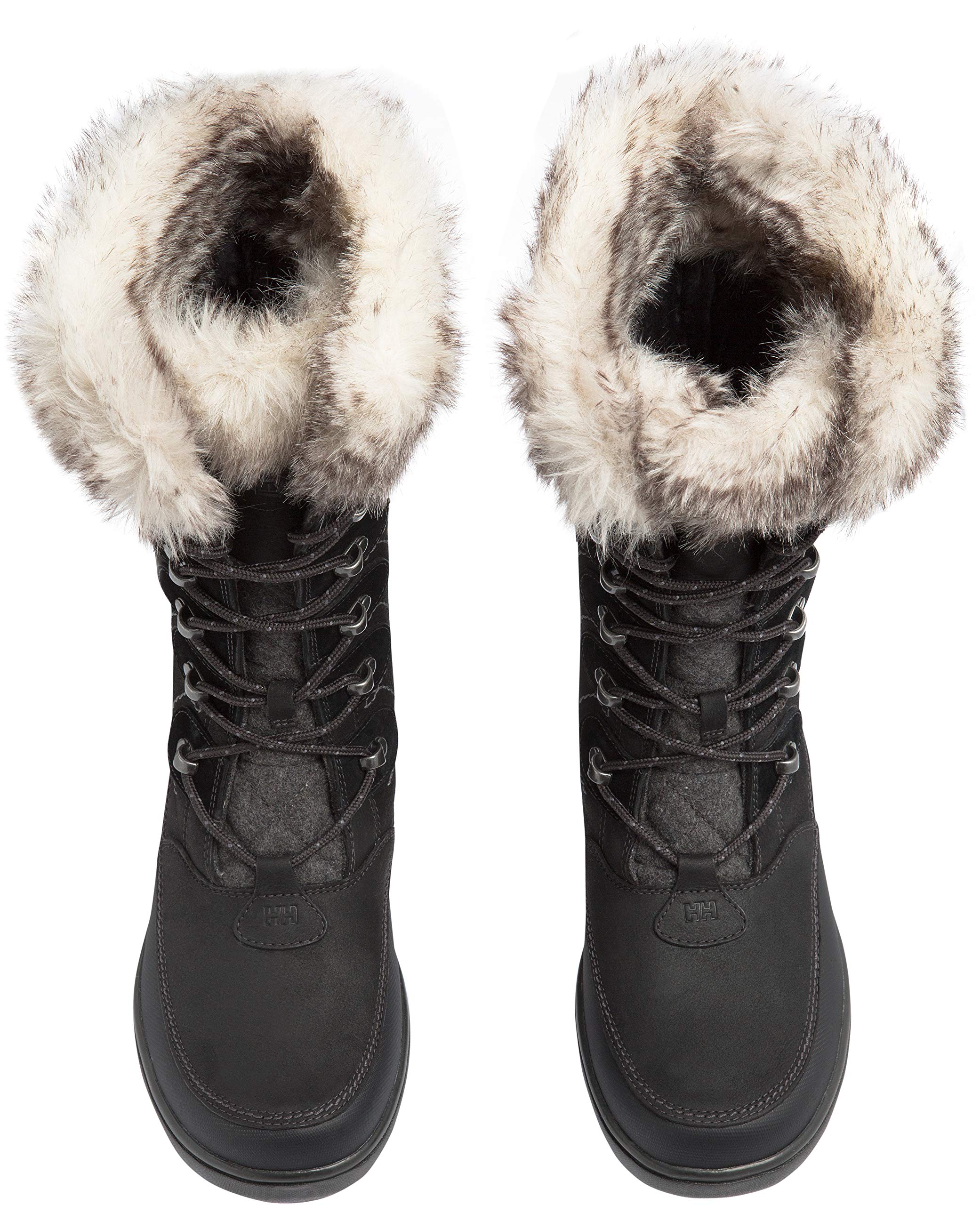 Helly Hansen Damen Garibaldi Vl Isolierte Winterstiefel in Elfenbein, Unisex, EU Footwear Size System, Adult, Winter, Leder, Schnüren, Polyurethan (PU), Komfort, Schnee