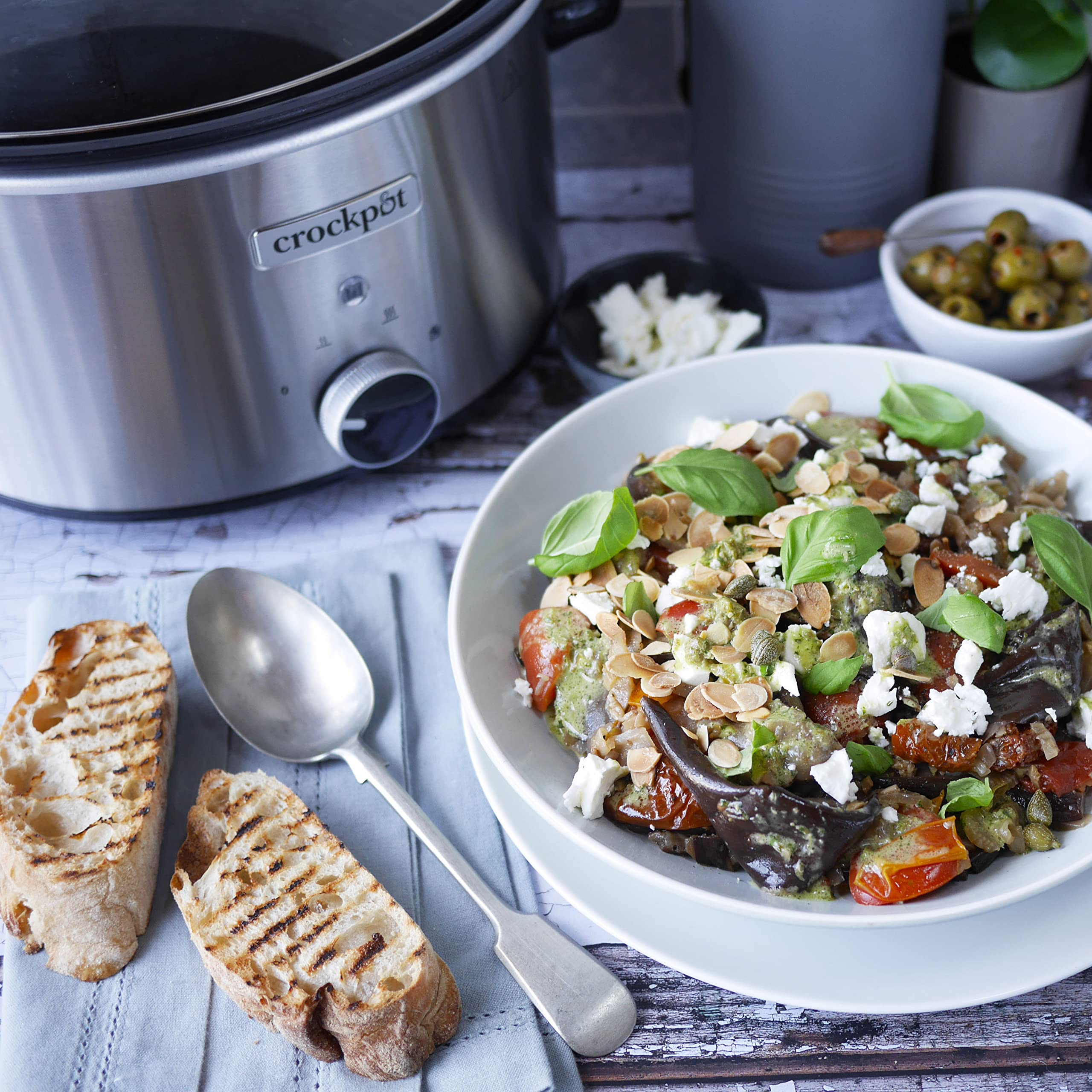 Crock-Pot Olla de cocción lenta Acero Inoxidable 6,5 L