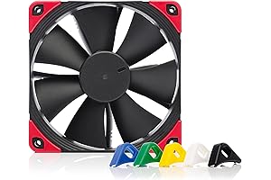 Noctua NF-F12 PWM chromax.Black.swap, Premium Quiet 120mm Case Fan with 4-Pin, Black