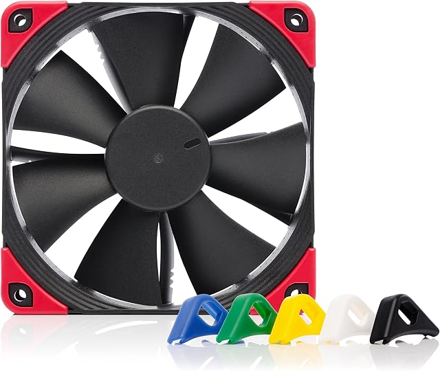 Noctua NF-F12 PWM chromax.black.swap, Premium Quiet Fan, 4-Pin (120mm, Black)
