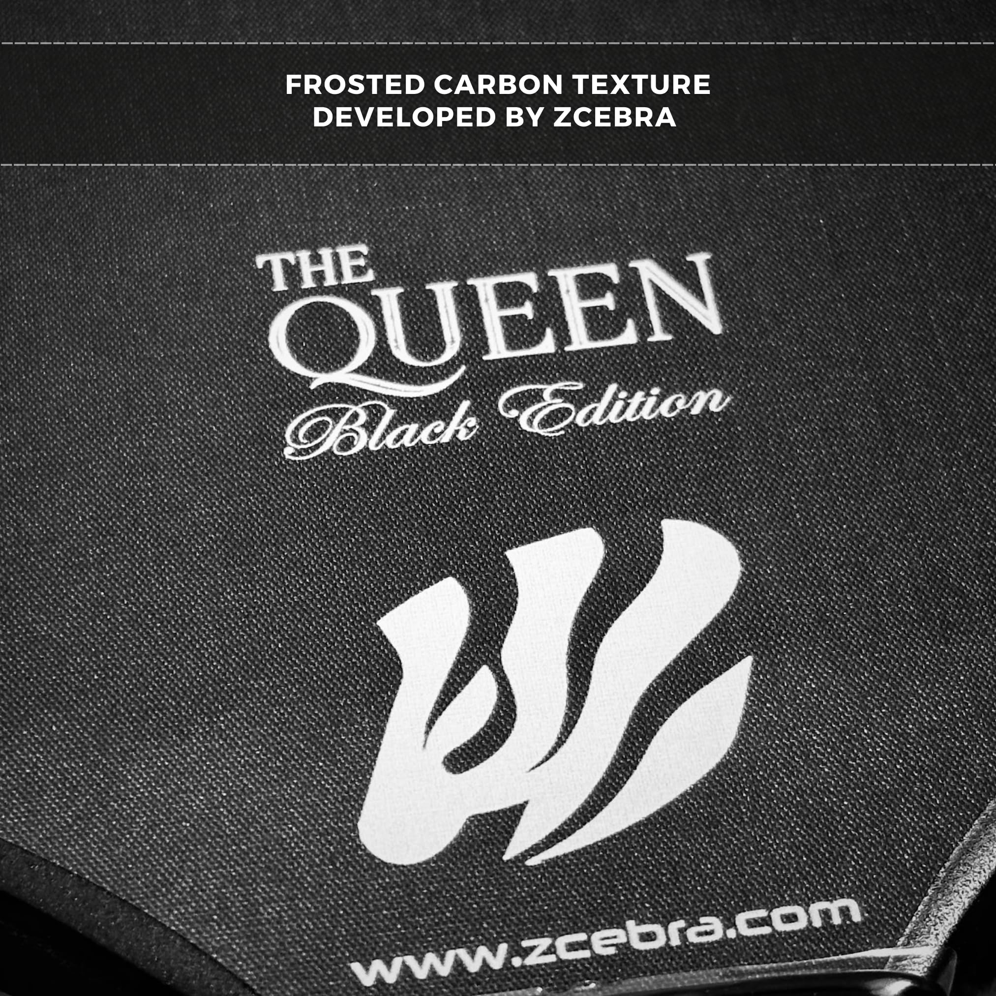 Zcebra The Queen Pala Pickleball In Fibra Di Carbonio T700 – Superficie Ruvida, Nucleo 16mm, Approvata USAPA - copertina