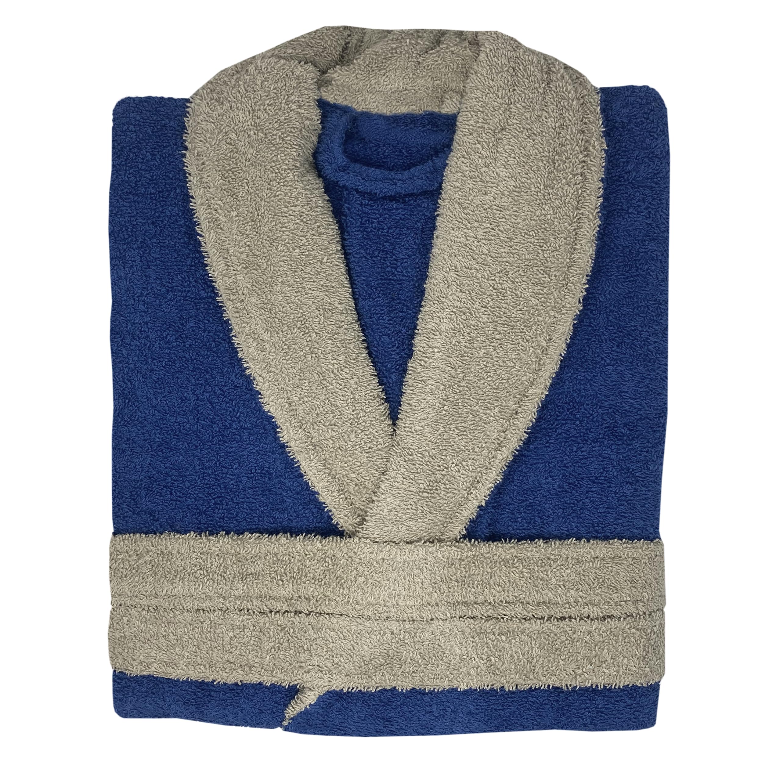 LEBENGOOD Accappatoio uomo 100% cotone spugna americana 450 gsm - vestaglia da bagno per doccia, morbido, assorbente, unisex, OEKO-TEX