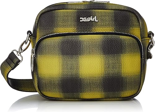 Amazon エックスガール ショルダーバック Faux Leather Shoulder Bag X Girl イエロー ショルダーバッグ