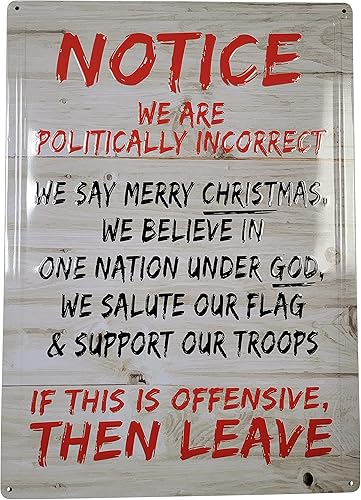 Miniatura 1 de AMERICAN WIT Letrero de metal grueso de 12 x 17 pulgadas con texto en 3D. Letrero de 2da enmienda a derecho, todo clima, exterior (aviso - Somos