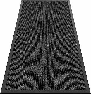Indoor Outdoor Door Mat, 4'x8' Doormat for Entryway, Rubber Backing Non Slip Front Door Mat, Super Absorbent Indoor Outdoor Entrance Mat, Commercial Outdoor Entrance Floor Mat for Home Office