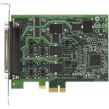 LF895KB 2 Port RS232 + 2 Port RS422/RS485 PCI Express Isolated PCIe Serial Card Adapter w/Quadplex Cable 36" DB37M-DB25M-4