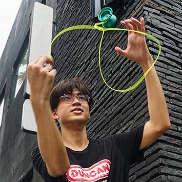 Duncan Toys Windrunner Yo-Yo [Black] - Unresponsive Pro Level Aluminum Yo-Yo with Double Rim, Concave Bearing, SG Sticker Response