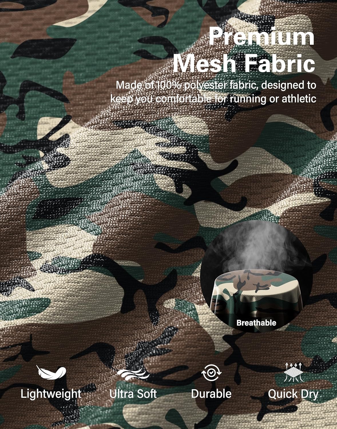 G Gradual Men's Athletic Workout Shorts with Pockets 5"/7"/9" Lightweight Quick Dry Gym Basketball Running Shorts for Men - Image 7