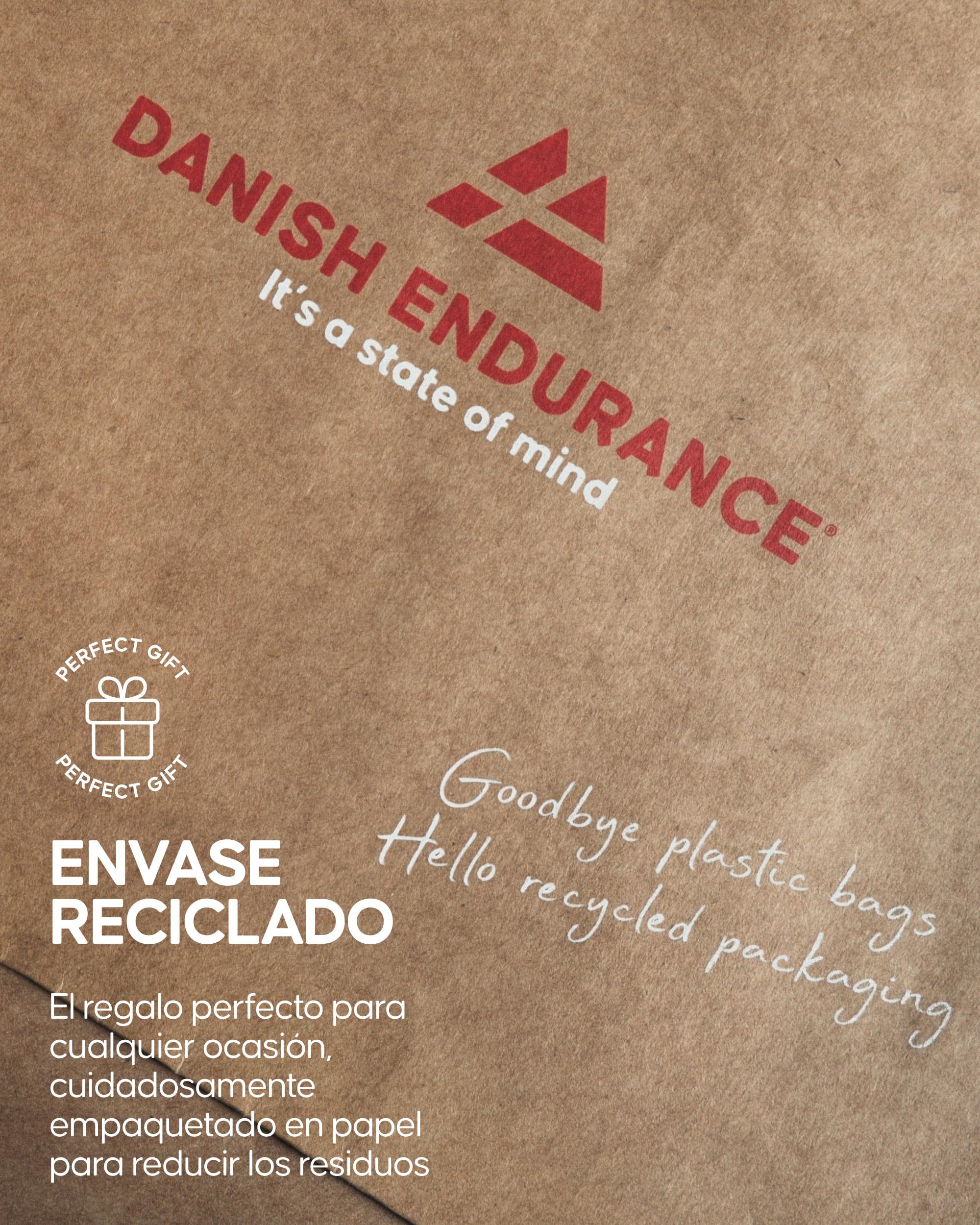 DANISH ENDURANCE Calcetines de Compresión Algodón Orgánico, Mujer y Hombre, Deporte, Recuperación, 1 y 3 Pack