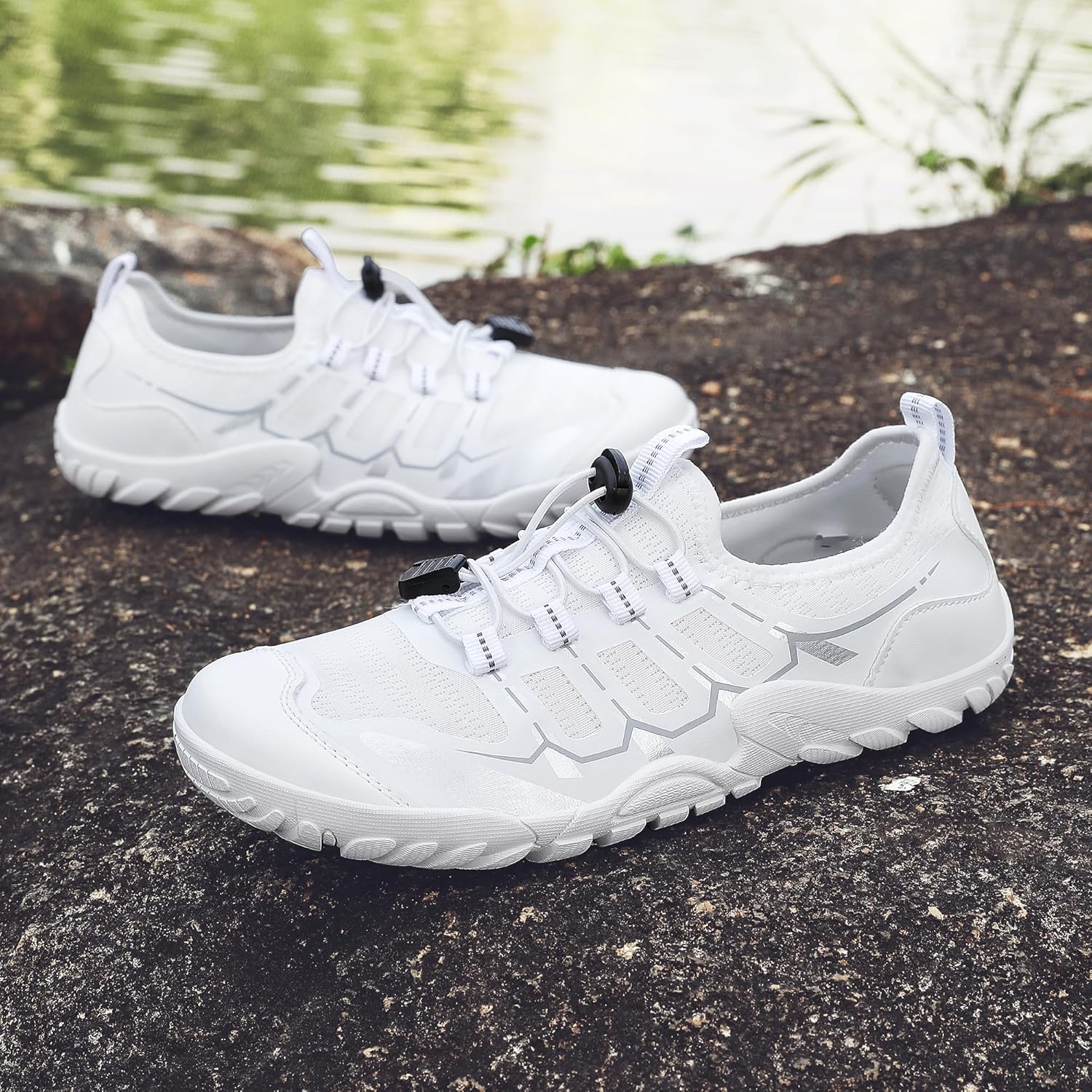 Water Shoes Wide Width for Women Men Swim Beach Barefoot Shoes Quick Drying Aqua Shoes for Pool Diving Boating River Yoga Lake Surfing - Image 5