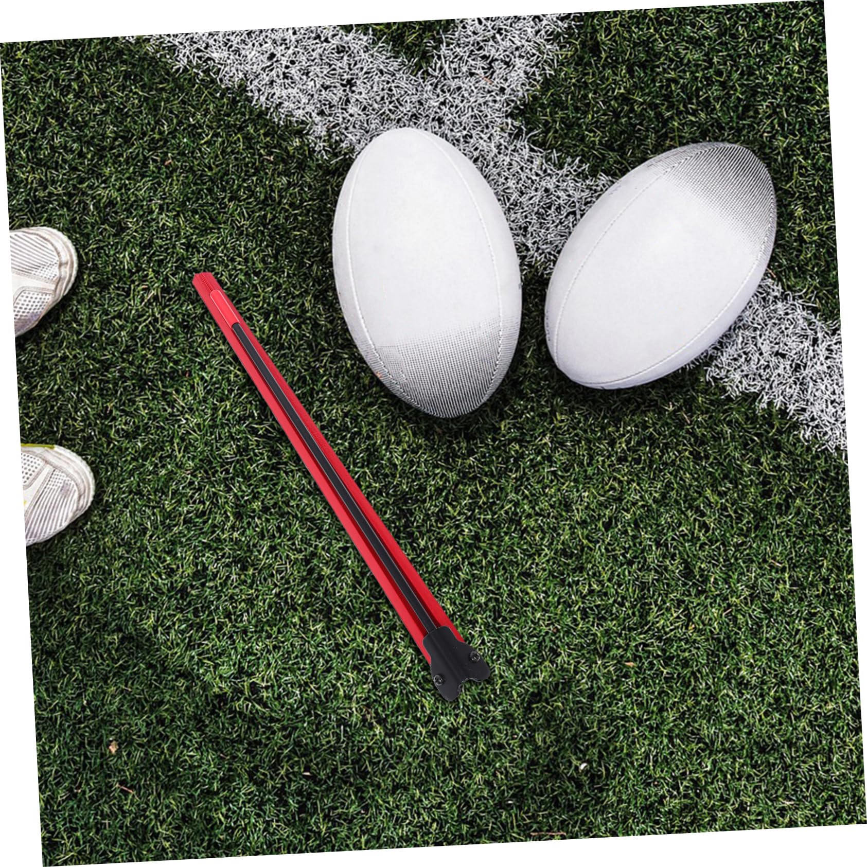 UPKOCH Profi Fußball Kicking Tee aus Metall Verstellbar und rutschfest für Fußballtraining im Freien als Fussball Fest Deko und Wm Feier Deko