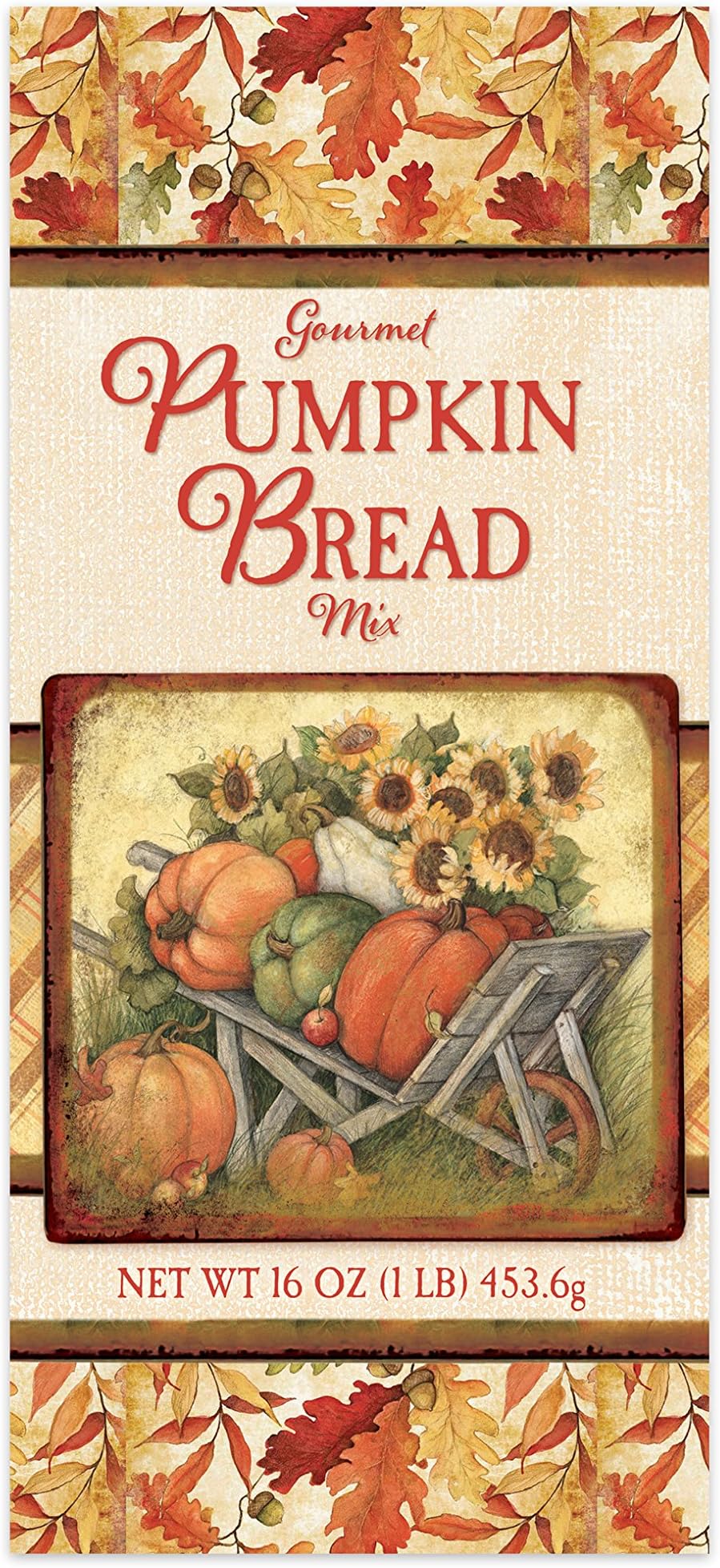 Gourmet Autumn Harvest Pumpkin 16 Ounce Box Bread Mix