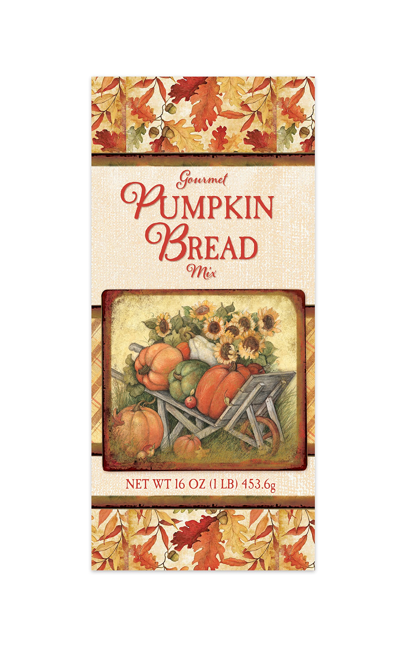 Gourmet Autumn Harvest Pumpkin 16 Ounce Box Bread Mix