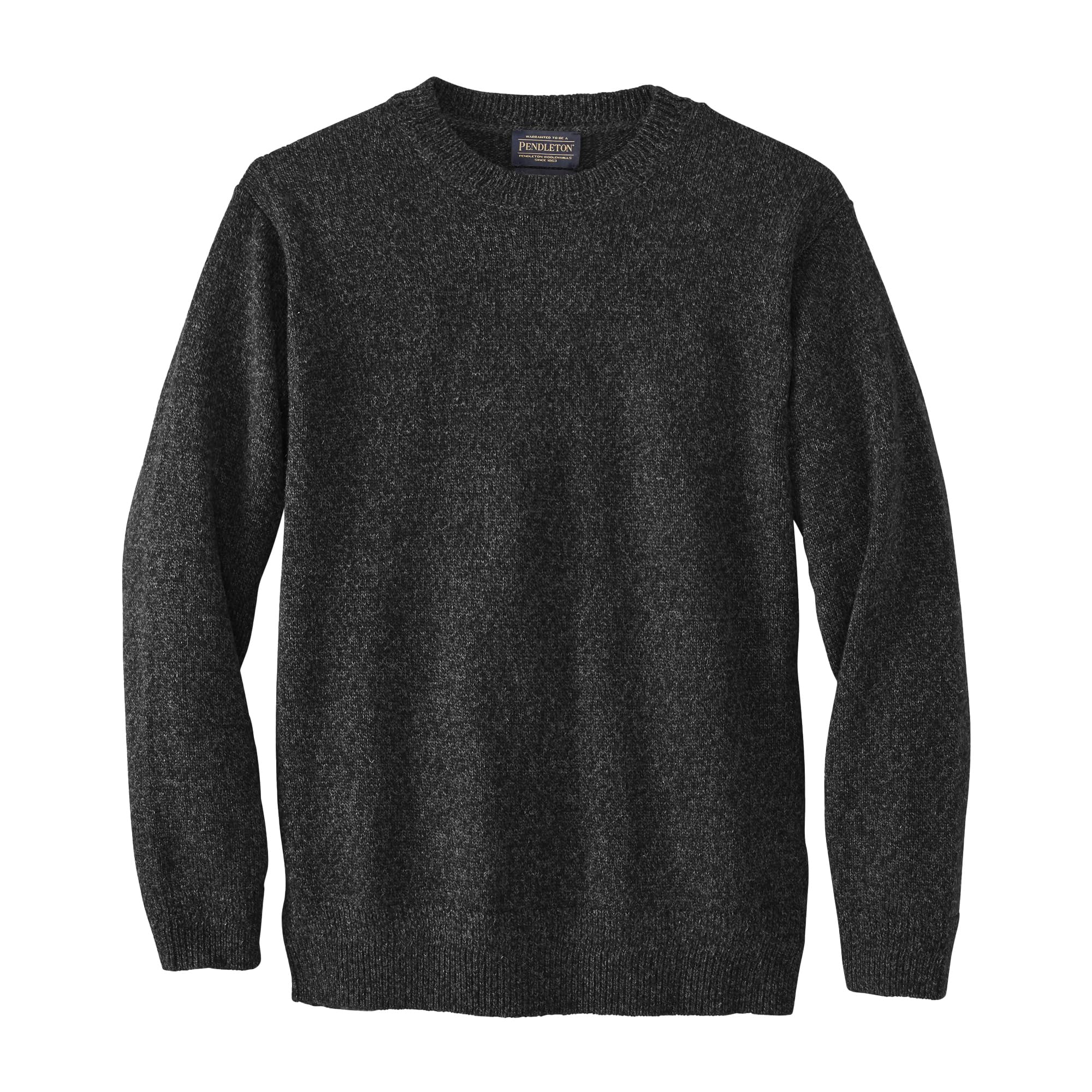 Pendleton Men's Shetland Wool Pullover Men's Sweater – Classic Crewneck for Men, Naturally Warm, Odor and Stain-Resistant