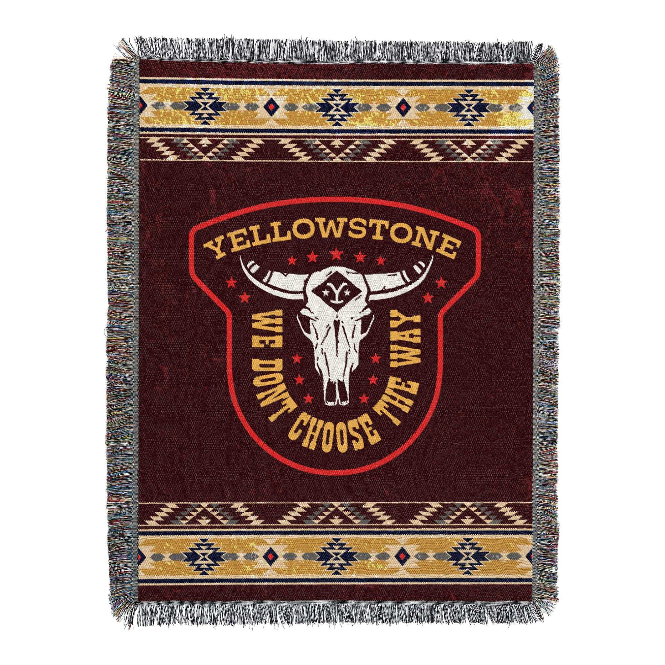 Northwest Woven Tapestry Throw Blanket, 48" x 60", Yellowstone - The Way
