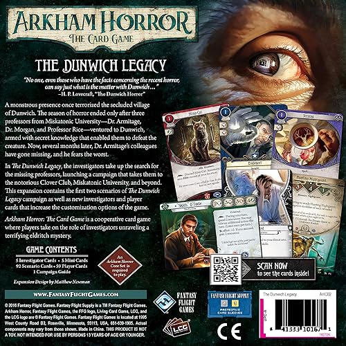 Vista 50 de Fantasy Flight Games Arkham Horror The Card Game Shattered Aeons Mythos Pack – ¡Descubre verdades cósmicas! Juego de cartas cooperativo de vida, a