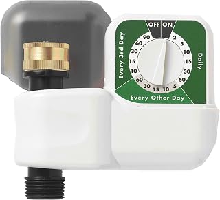 Orbit 62024 Single-Dial Digital Hose Timer - Automatic Watering Schedules 2-90 Min for Gardens & Lawns