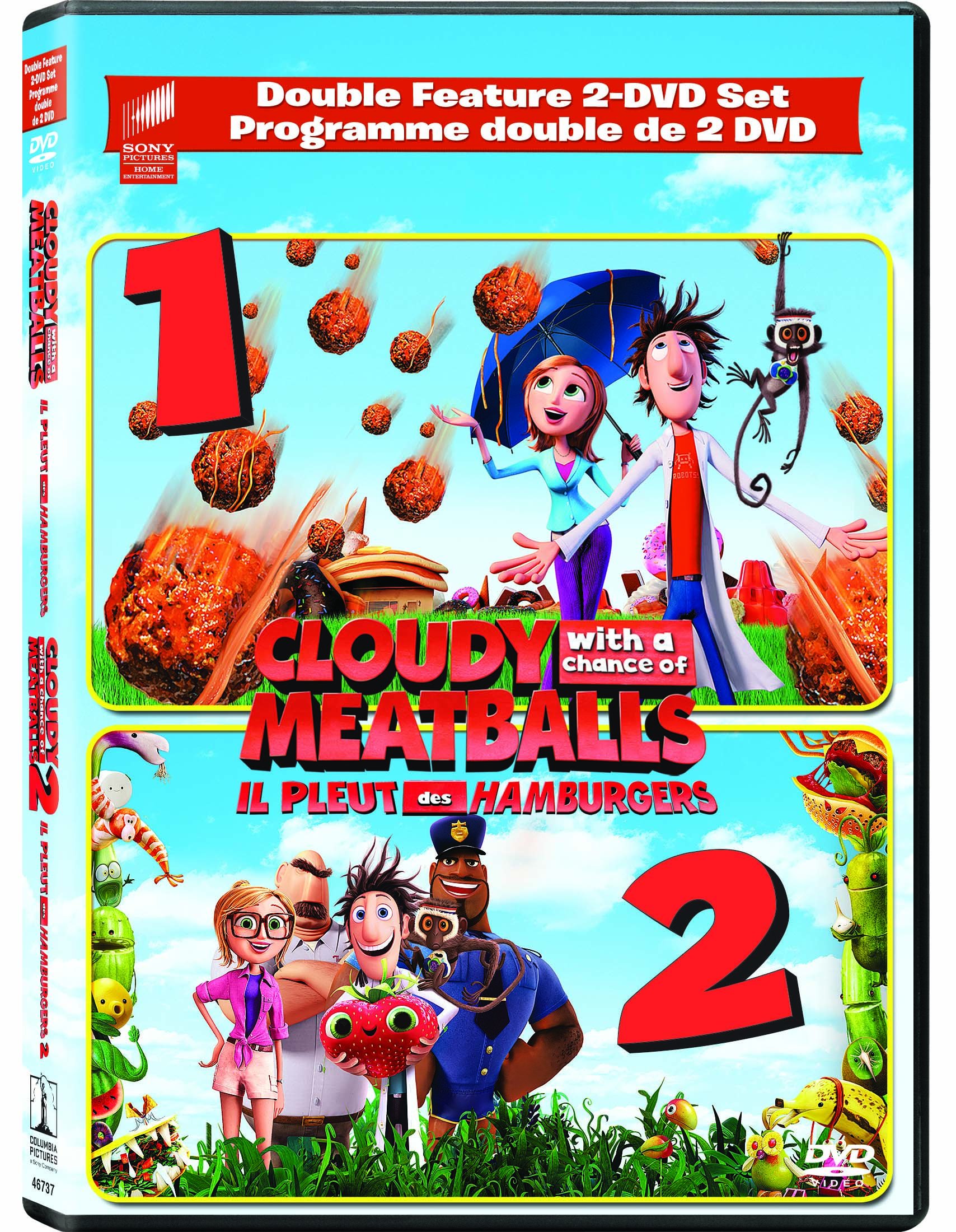 Cloudy with a Chance of Meatballs / Cloudy with a Chance of Meatballs 2 (2 Discs) (Multi Feature) Bilingual [Unknown Binding]