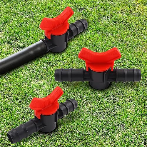 Miniatura 4 de Válvula de interruptor de riego por goteo de 34 pulgadas, válvula de bola de 0.748 in, interruptor de cierre de tubería, válvula de acoplamiento con