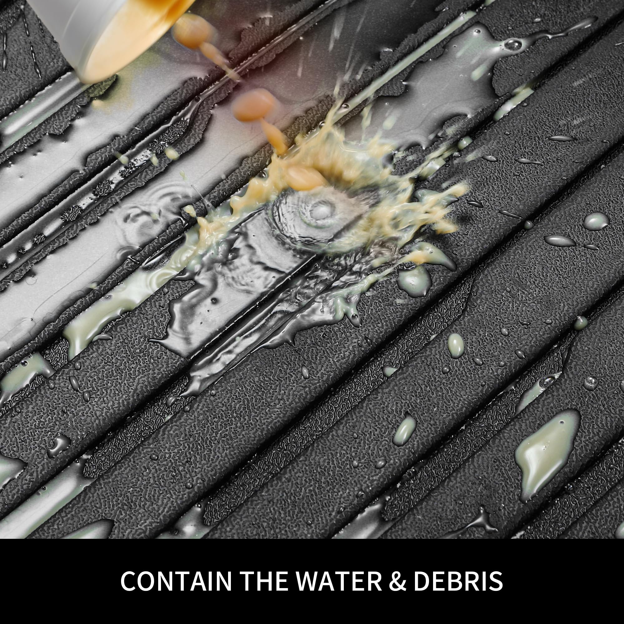 OEDRO Floor Mats Trunk Mat with Backrest Mat for Tesla Model Y 7-Seater 2025-2020 Not Fit Model Y — view 9