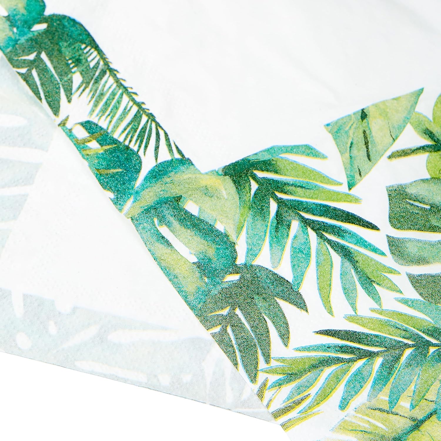 Tropical Palm Luncheon Paper Napkins - 6.5" x 6.5", 16 Pcs