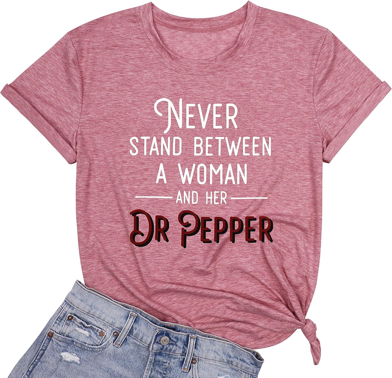 MNLYBABY Funny Saying Shirt for Women Letters Graphic Short Sleeve Casual Top Tees - Image 5