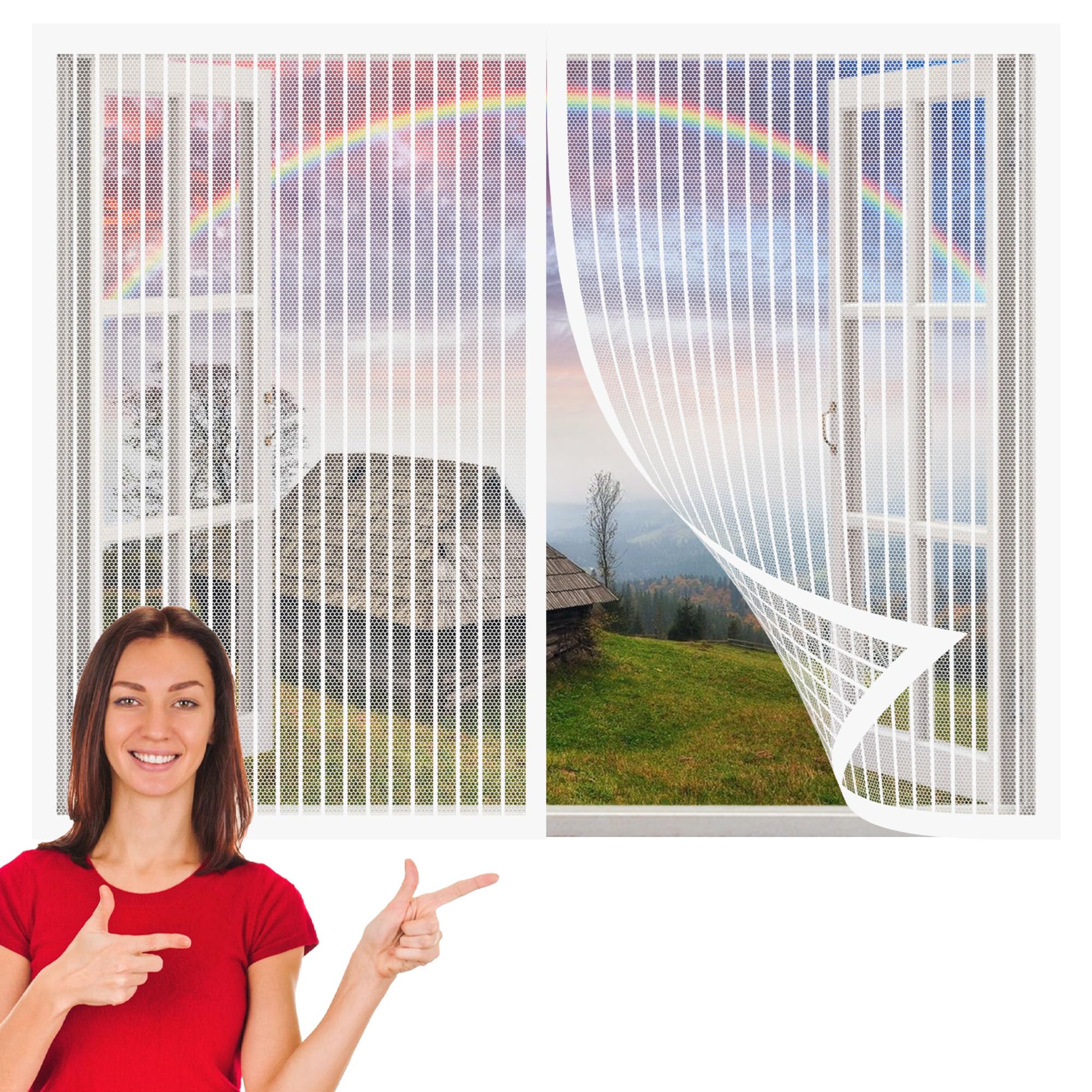 Zanzariera Magnetica Per Porte - Aggiornata, 80x240 Cm, Con Velcro, Per Balconi E Camere - Foto 4