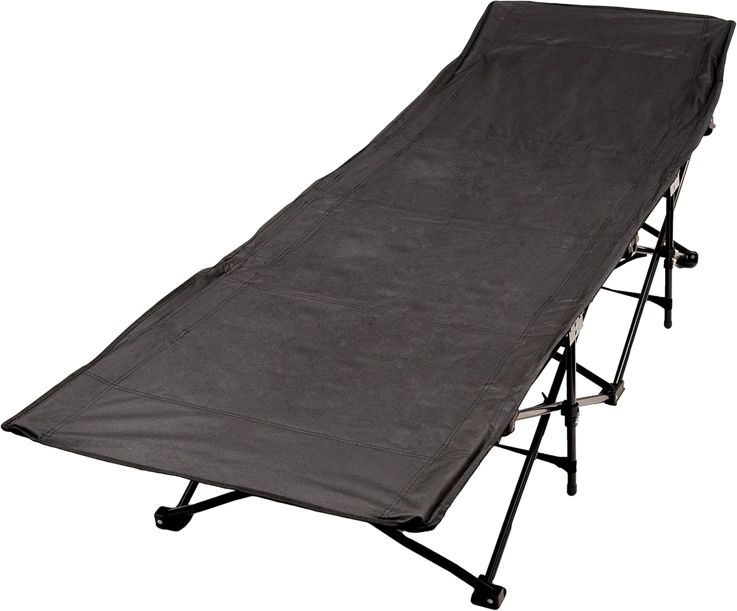 WFS Folding Camping or Hunting Cot for up to 220lbs, Black Sports & Outdoors