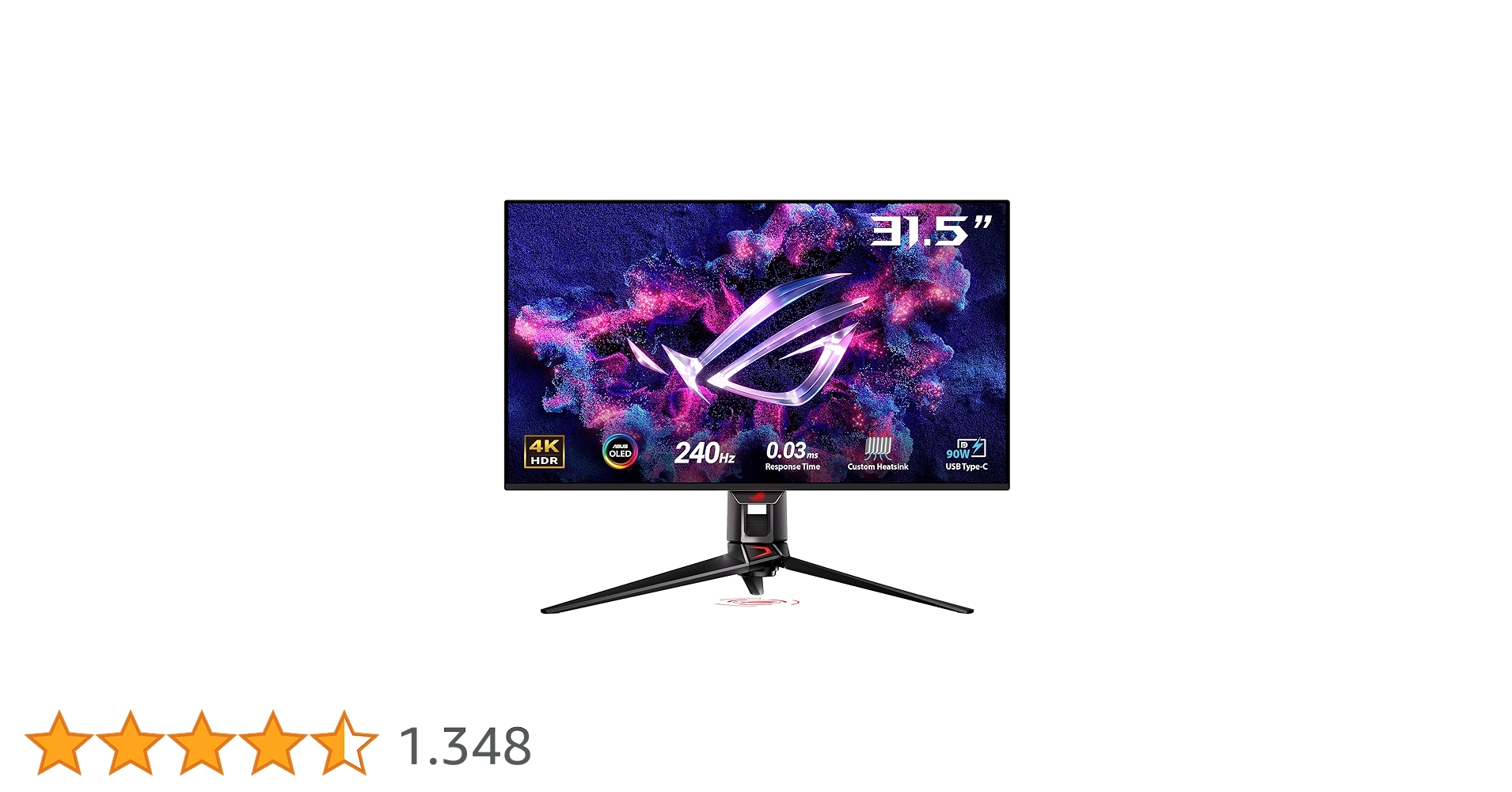 ASUS ROG Swift OLED PG32UCDM - Monitor Gaming 4K QD-OLED de 32