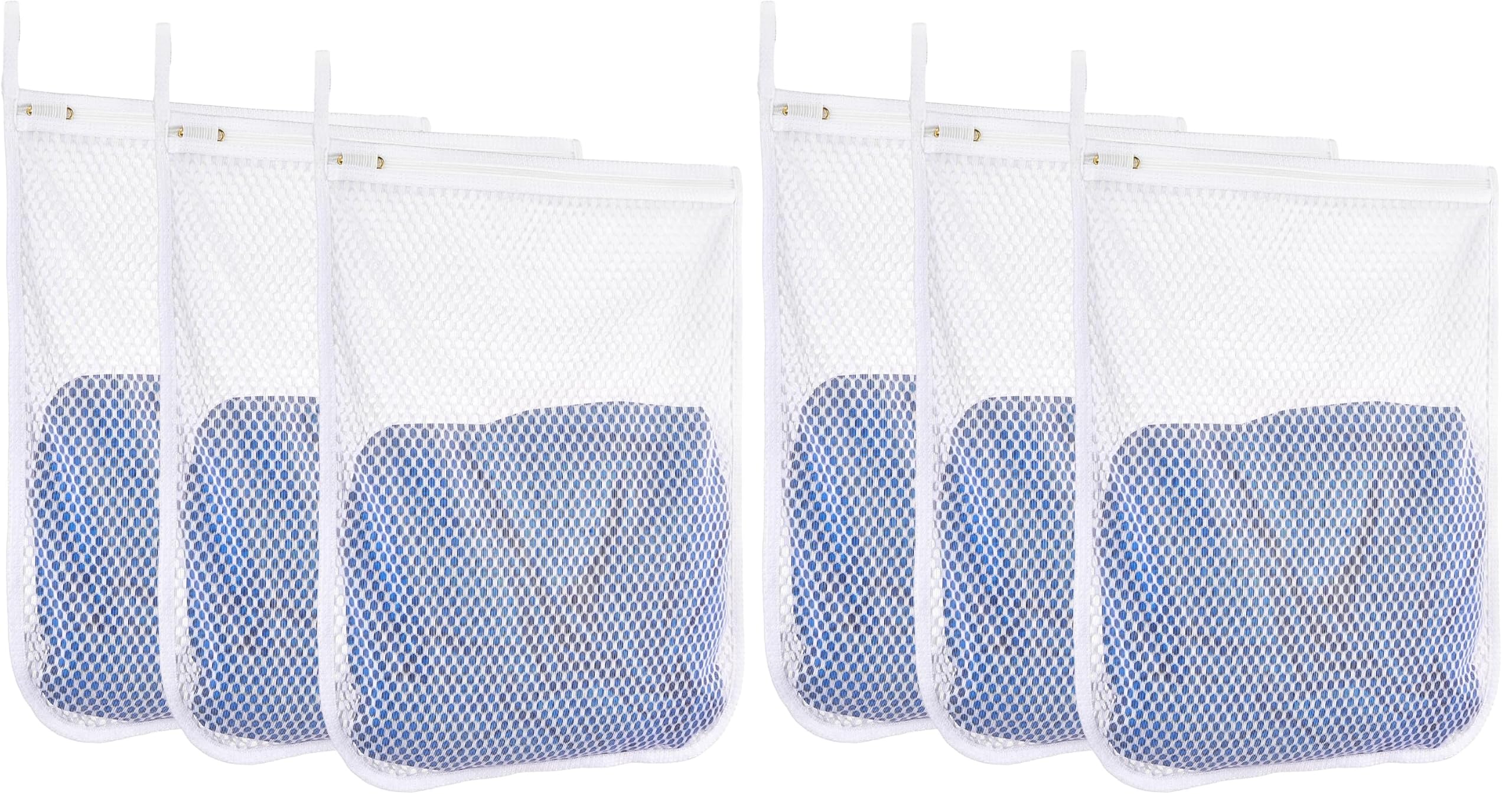 3 pcs Durable Honeycomb Mesh Laundry Bags for Delicates 12" x 15" (3 Medium) (Pack of 2)
