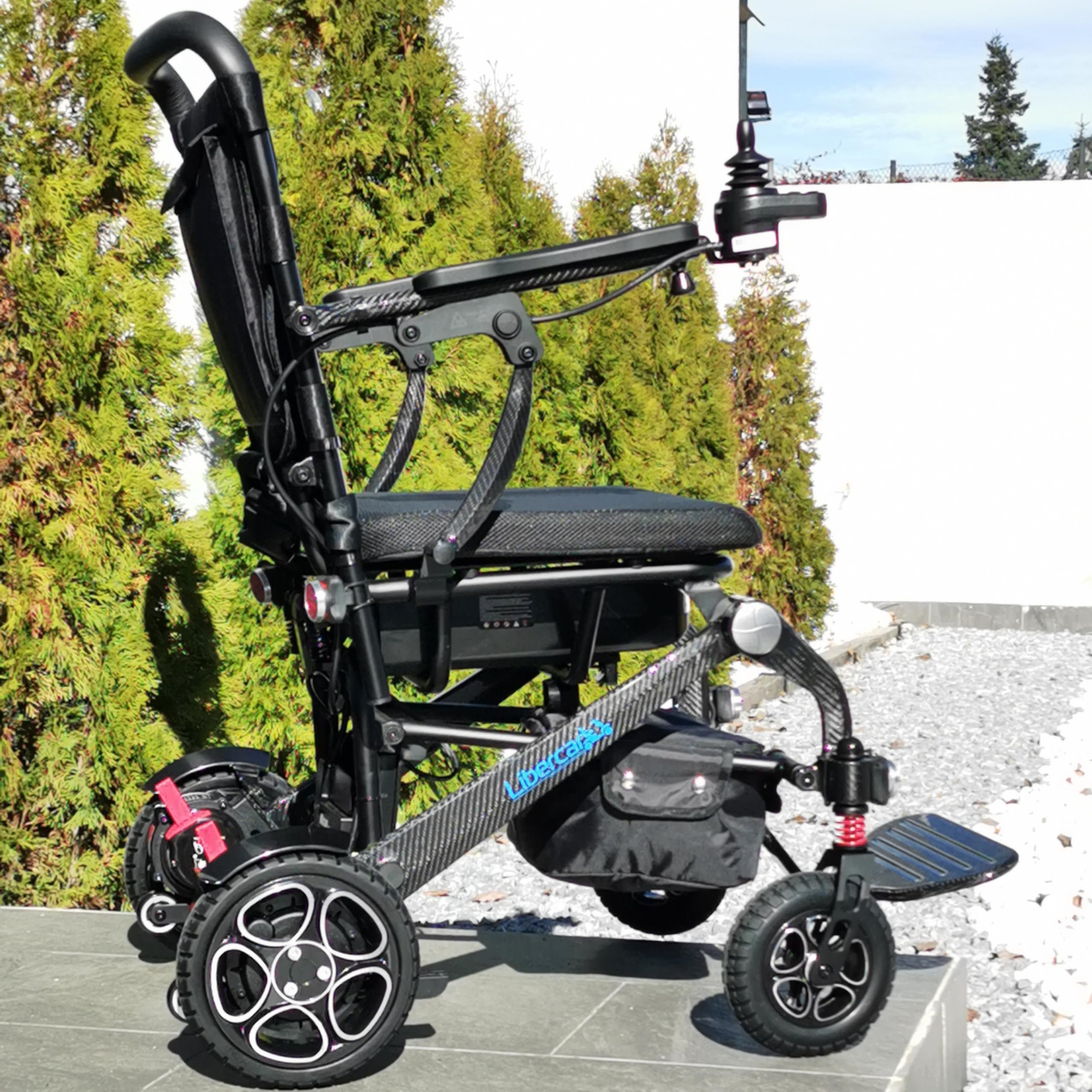 Silla de ruedas eléctrica Alma de fibra de carbono