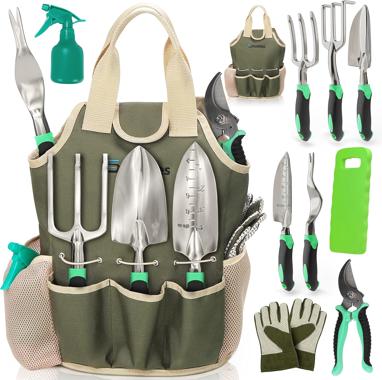 Buy Scuddles Garden Tools Set 7 Piece Heavy Duty Gardening Tools with